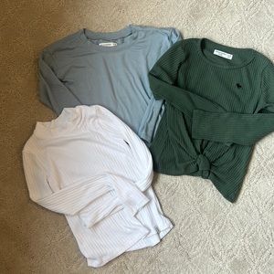 Set of 3 long sleeve top